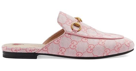 gucci princetown mules pink.